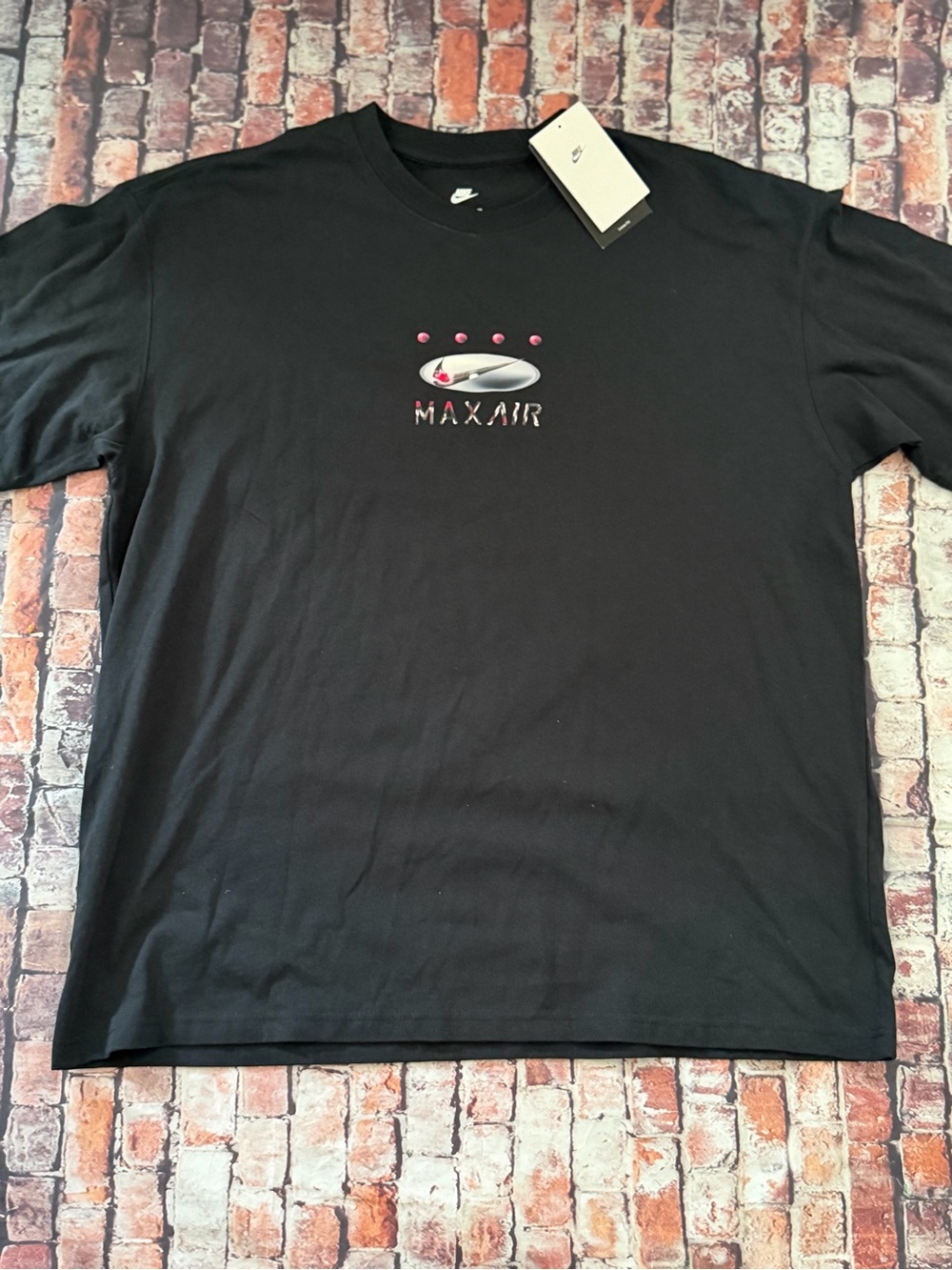 Nike Black Max Air Logo Short Sleeve Tee